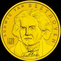 Medal with Ludwig van Beethoven