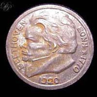 Coin of Ludwig van Beethoven...