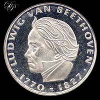 Coin of Ludwig van Beethoven...