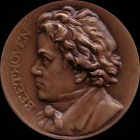 Médaille de Ludwig van Beethoven...