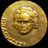 Medaille avec Ludwig van Beethoven...