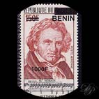 Beethoven - Stamp - Dahomey