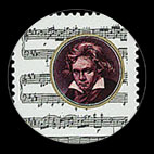 Beethoven - Stamp - Corée du Nord - 1994