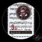 Beethoven - Stamp - Corée du Nord - 1994