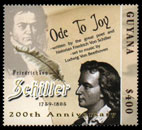 Beethoven - Stamp - Cuba 1997