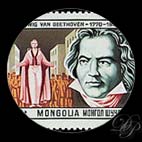 Beethoven - Timbres - Mongolie 1981