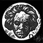 Ex-libris of Beethoven