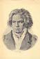 Carte postale de Beethoven