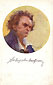 A postcard of Ludwig van Beethoven